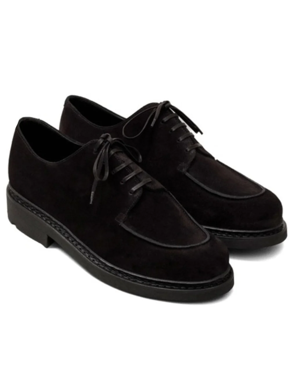 Arpenteur Paraboot Oxfords Black Suede Lace-Up Men’s Derby Shoes 9.5